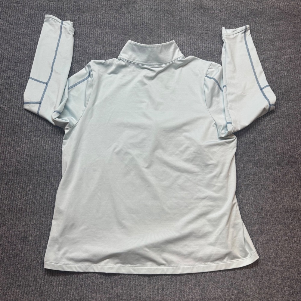 Under Armour Pullover Womens 1X Light Blue Quarter Zip Long Sleeve Athletic Top - Picture 4 of 12